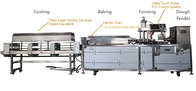 Iraqi Flat Bread 50cm tortilla making machine Output 900pcs/h Chapati press machine big bread line