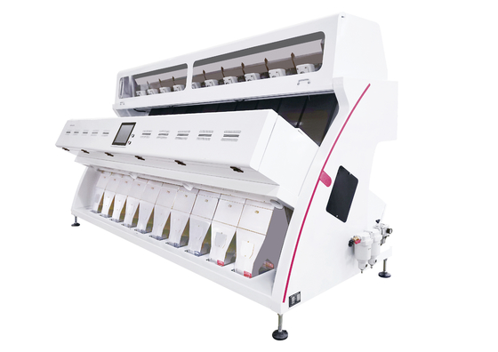 SSS 10 Chutes  Color Sorter Machine With High Resolution CCD Image Acquisition System