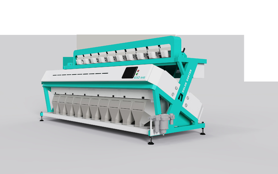 SSS 10 Chutes  Color Sorter Machine With High Resolution CCD Image Acquisition System