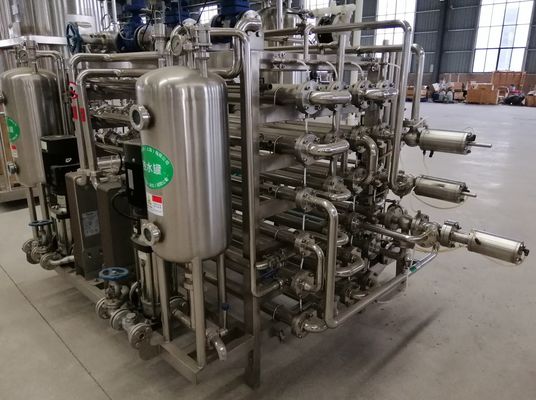 2t/H σωληνοειδής μηχανή αποστειρωτή UHT τύπων για τη γραμμή χυμού φρούτων