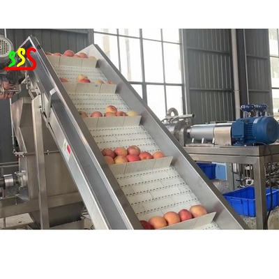 5000kg/ώρα Εξοπλισμός παραγωγής συστήματος επεξεργασίας πολτού φρέσκου μήλου 50Hz