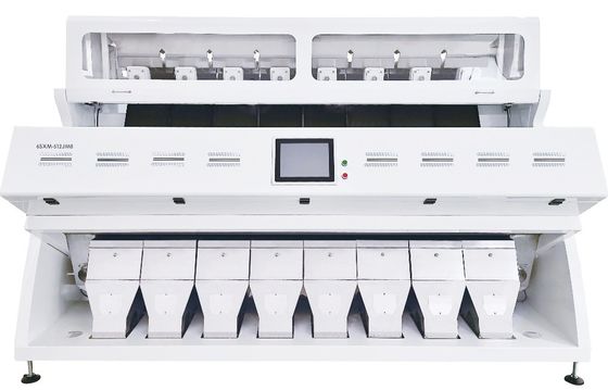 SSS 6 Σκάλα 384 καναλιών Μηχανή διαλογής χρωμάτων υψηλής απόδοσης για σπόρους με χωρητικότητα 5-6 τόνων/ώρα