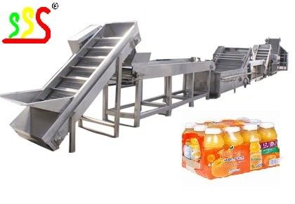 2t/H μηχανή 300 επεξεργασίας χυμού μάγκο - συσκευασία μπουκαλιών 500ml