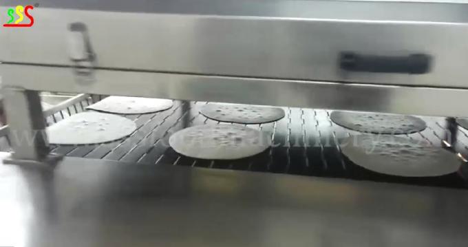 Tortilla θέρμανσης 1300pcs/h 10cm ηλεκτρική γραμμή παραγωγής 1