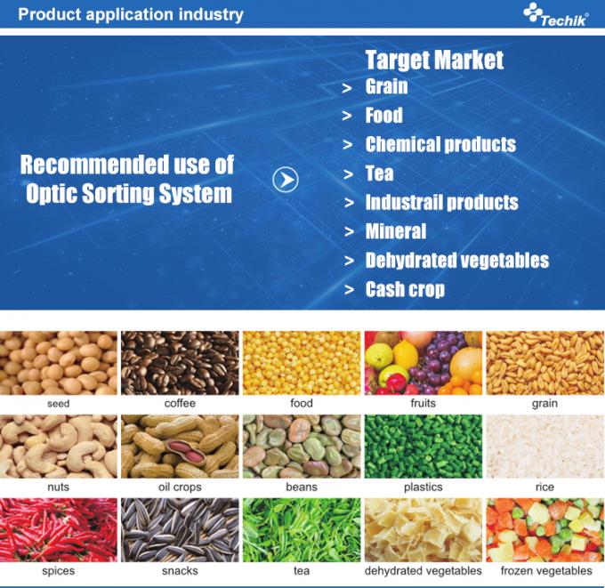 Μίνι μηχανή διαλογής χρώματος ρυζιού / κόφους καφέ / σιτηρών για τις αφρικανικές αγορές 3
